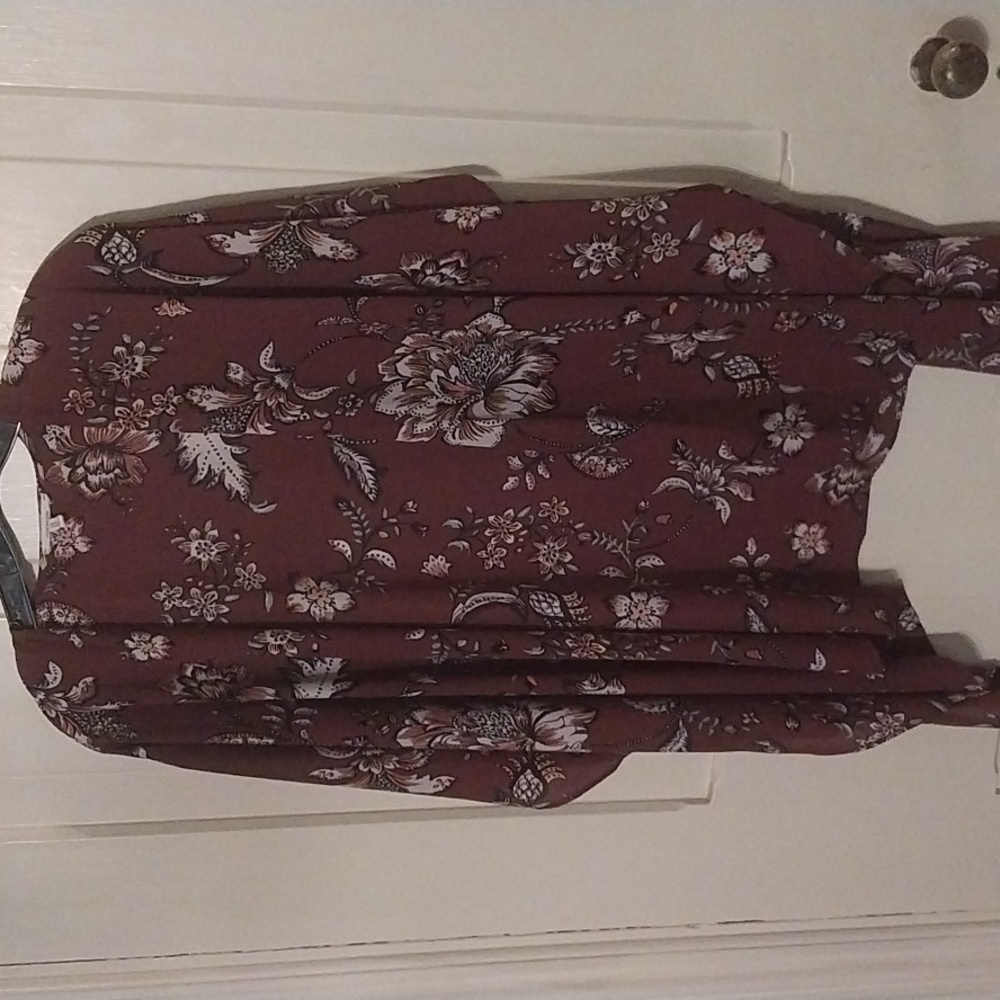 One Size Floral Cover Up
